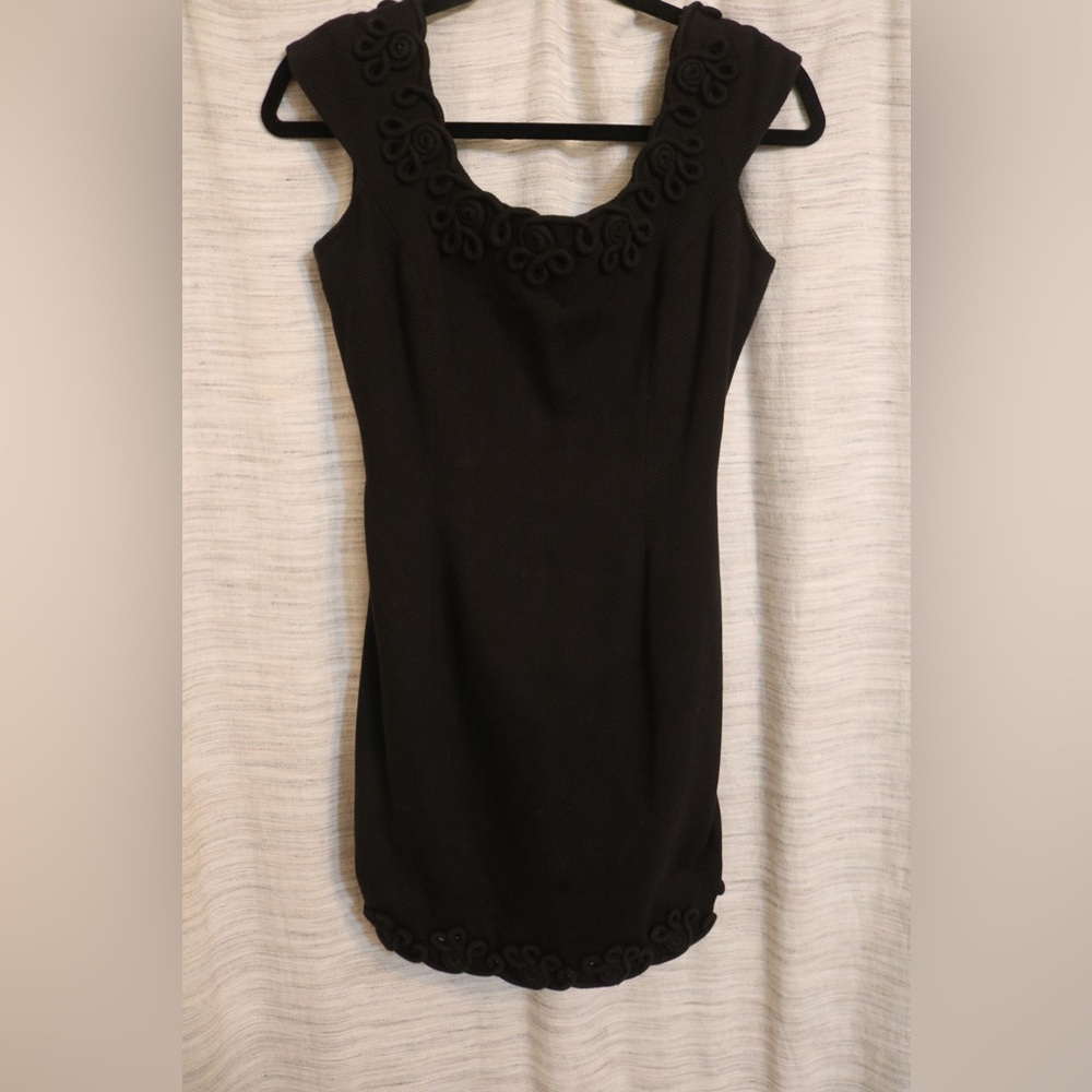Vintage Carmen Marc Valvo Black Dress